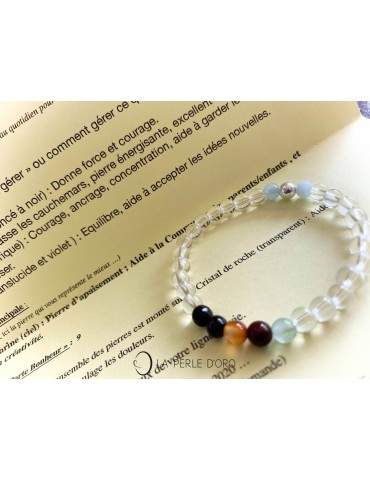 Lifeline for children up to 10 years, 6mm beads bracelet