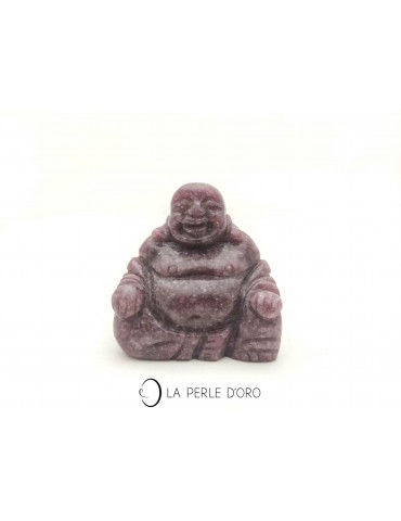 Lépidolite, Bouddha 5cm...
