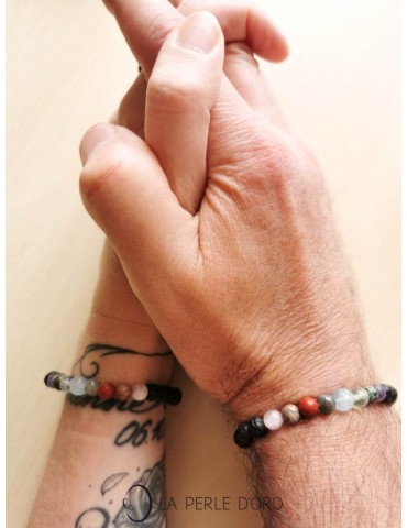 Lien d'Amour 6mm, duo de bracelets
