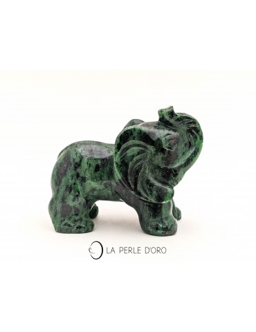 Rubizoïsite, éléphant 6cm...