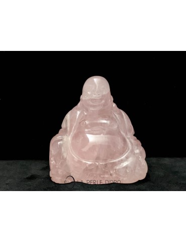 Pink Quartz Buddha