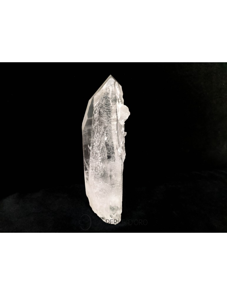 Cristal de Roche, Pointe 13cm (Équilibre et Purification)