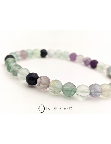 Fluorite arc en ciel 6mm...