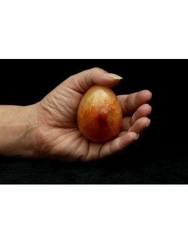 Carnelian, Egg 6,3 cm...