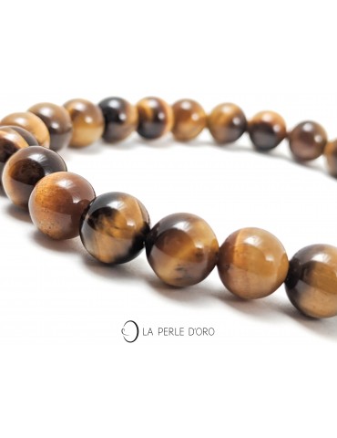 Oeil de Tigre 8mm, bracelet...