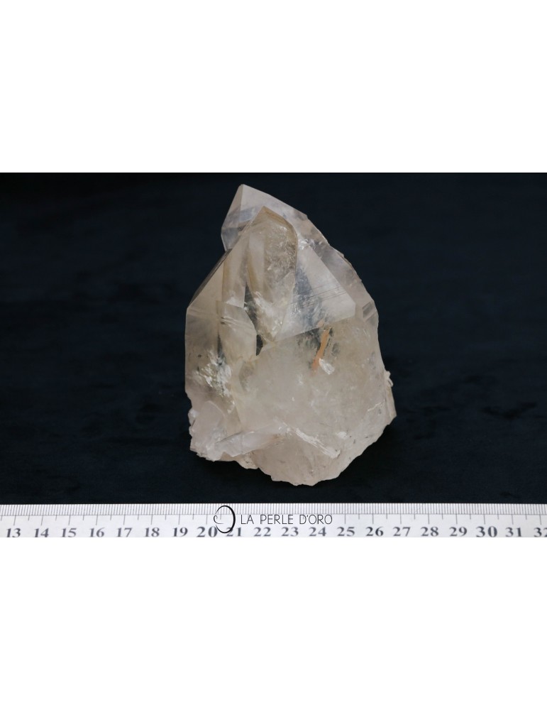 Cristal de Roche Lémurien, pointe 10cm (Équilibre et Purification