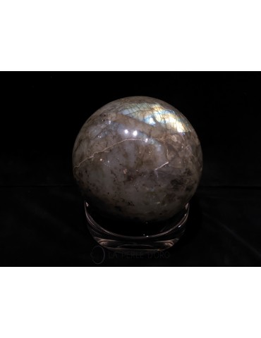 Labradorite verte, Sphère 11,5cm (Protection Médicale, empathie)