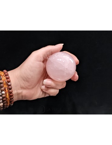 Rose Quartz, Sphere in 2.17 inches (Self-confidence and emotional stability)