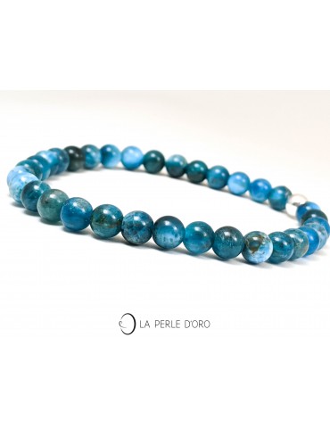 Apatite bleue 5 à 6mm,...