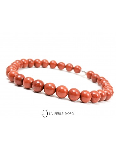Jaspe rouge 6mm, Bracelet...