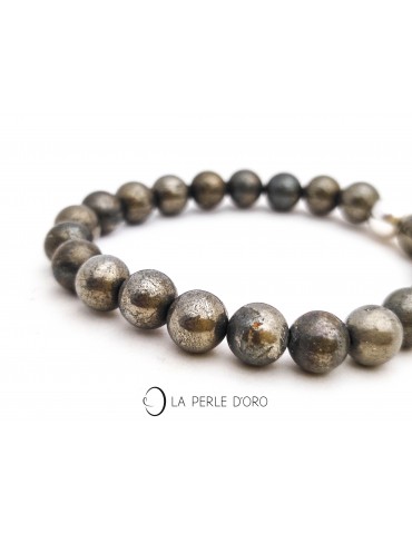 Pyrite 8mm, Bracelet...