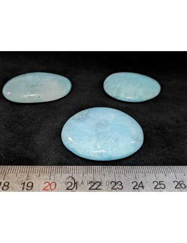Hemimorphite, healing pebble 1,38 inches to 1,57 inches (Relaxation and Soothing), sold by the unit