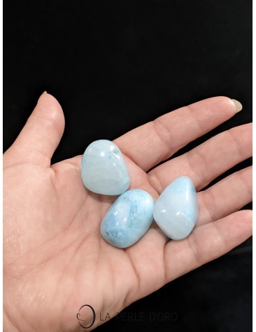 Hémimorphite, pierre roulée...