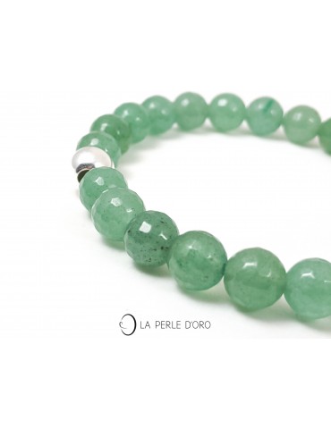 0,31 inches faceted green...