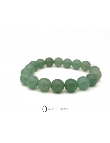 0.39 inches faceted green...