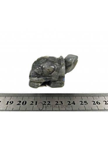 Labradorite, Tortue en pierre semi précieuse