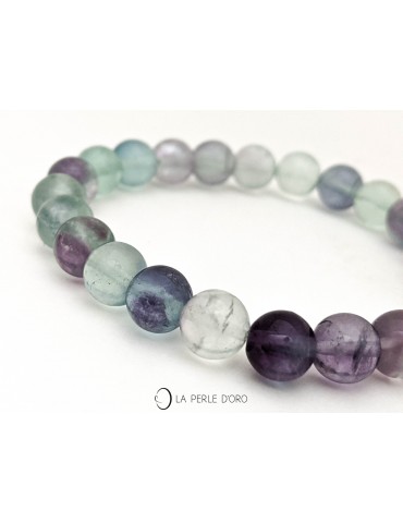 Fluorite arc en ciel 10mm...