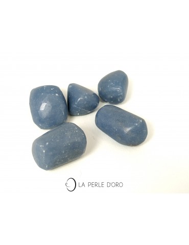 Angelite (Anhydrite, Peru), Rolled stone 2 to 3cm sold by unit (Soothing) sold by unit
