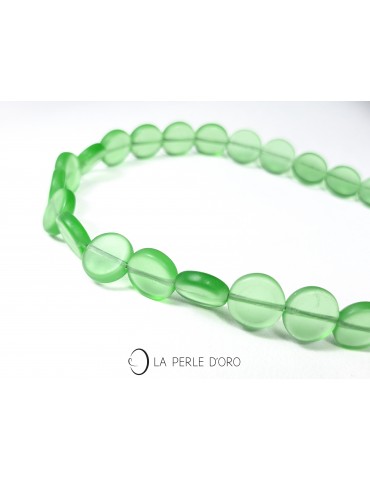 Light green Murano glass Necklace, Maya Collection