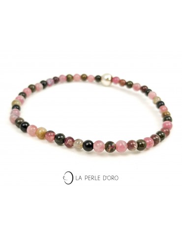 Tourmaline multicolore 4mm,...