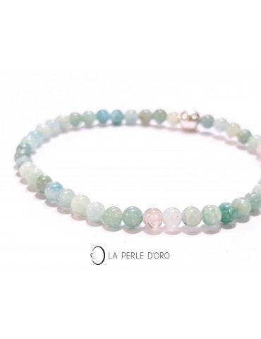 Amazonite 4mm (Pérou),...