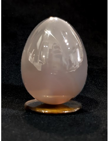 Grey agate egg, 1.77 inches