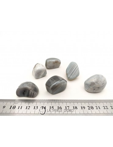 Agate calcédoine rubanée...