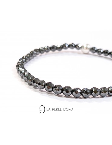 Hematite 0.16 inch faceted,...
