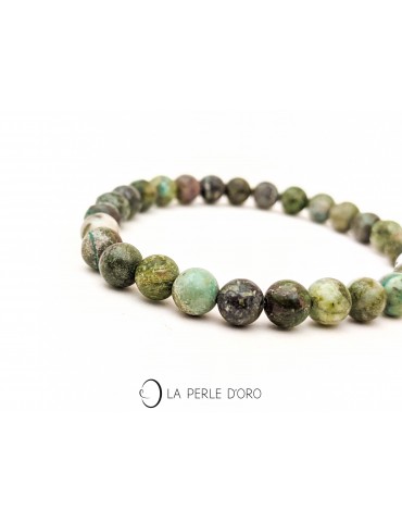 Jaspe vert 6mm (Afrique),...