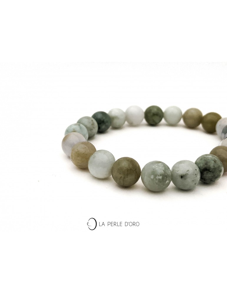 Bracelet en Jade, pierres naturelles, lithothérapie