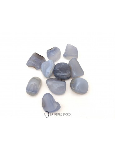 Blue Chalcedony, Rolled stone (Communication, elocution)