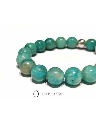 Amazonite 10mm (Pérou),...