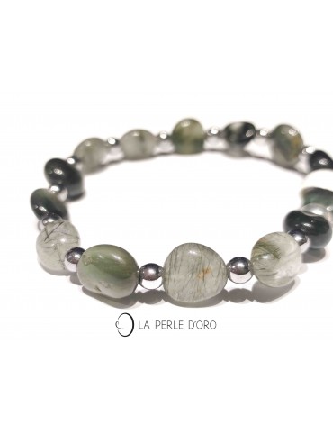 Quartz rutilé vert 8mm...