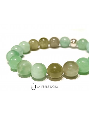 Jade Myanmar 10mm (Jade de Birmanie), Bracelet pierres semi-précieuses