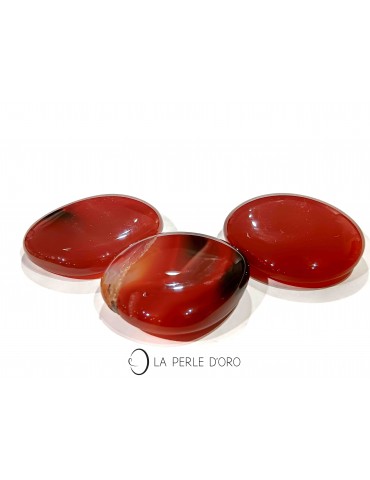Carnelian, Healing pebble 3.5 to 4.5cm sold individually (Energy and Anchoring)