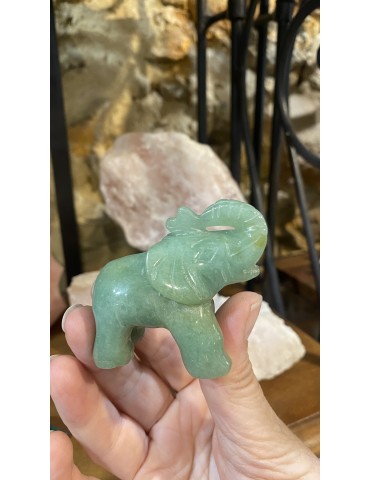 Green Aventurine, Elephant...