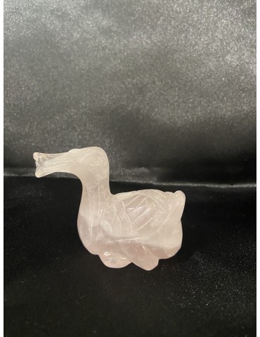 Quartz rose, canard environ...