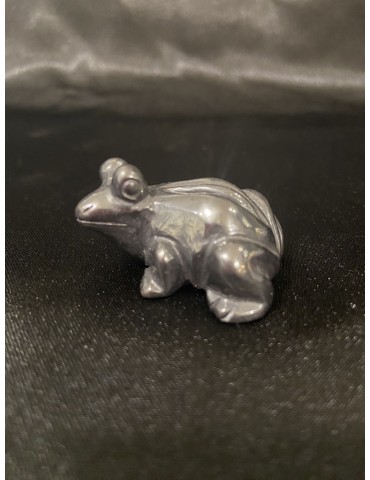 Hématite, grenouille 4cm...