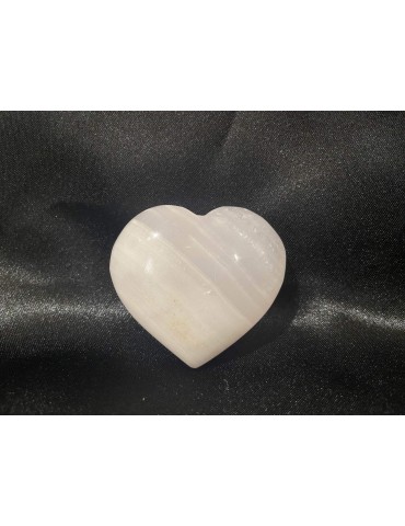 Agate Calcédoine, coeur...