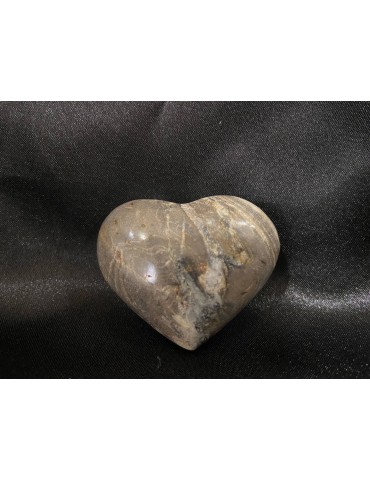 Jaspe Océan, coeur 4cm...