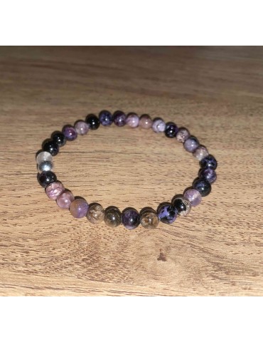 Charoïte 6mm, Bracelet...