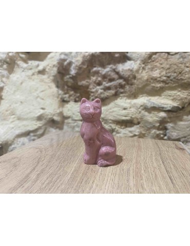 Rhodonite, Chat environ 6cm...