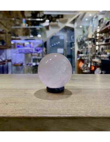 Quartz rose, Sphère 5cm...