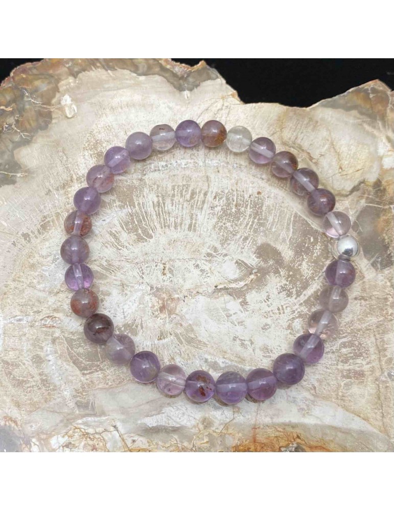 améthyste à inclusion de cacoxénite