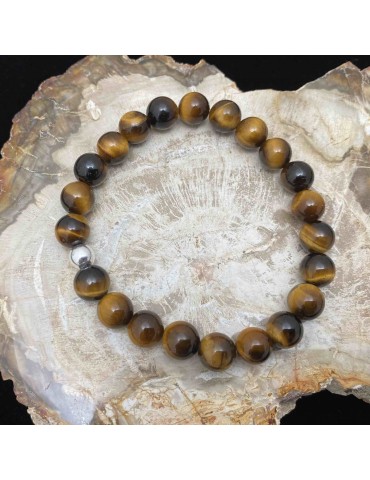 Oeil de Tigre 8mm, bracelet...