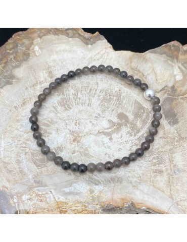 Obsidienne argentée 4mm,...