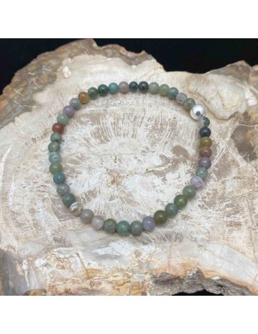 Agate indienne 4mm,...