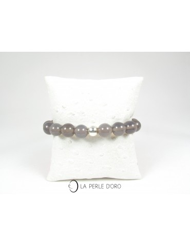 Grey Agate bracelet